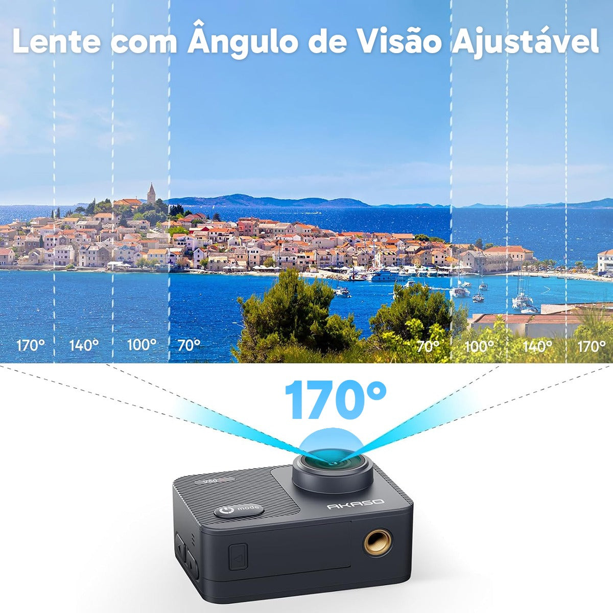 Câmera de Ação Akaso V50X