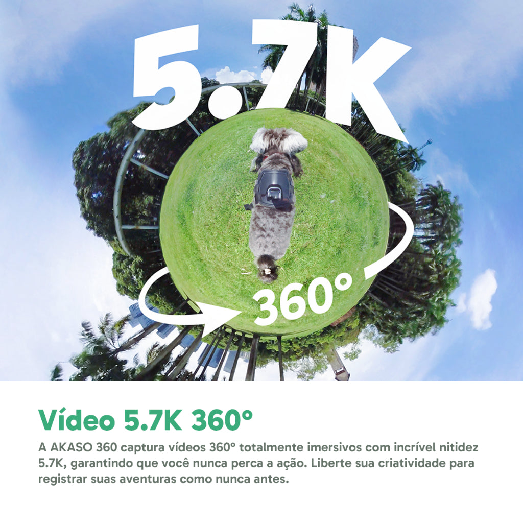 Câmera de Ação AKASO 360