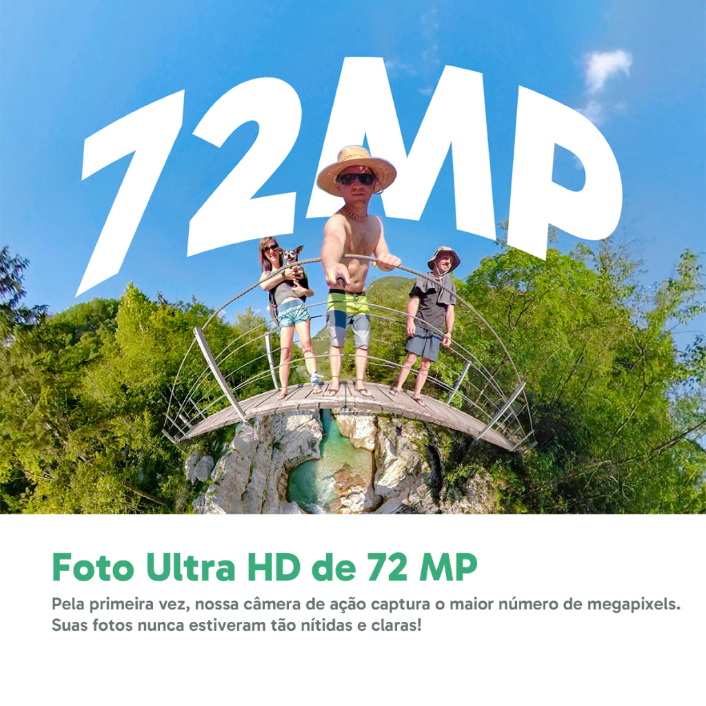 Câmera de Ação AKASO 360 + Suporte