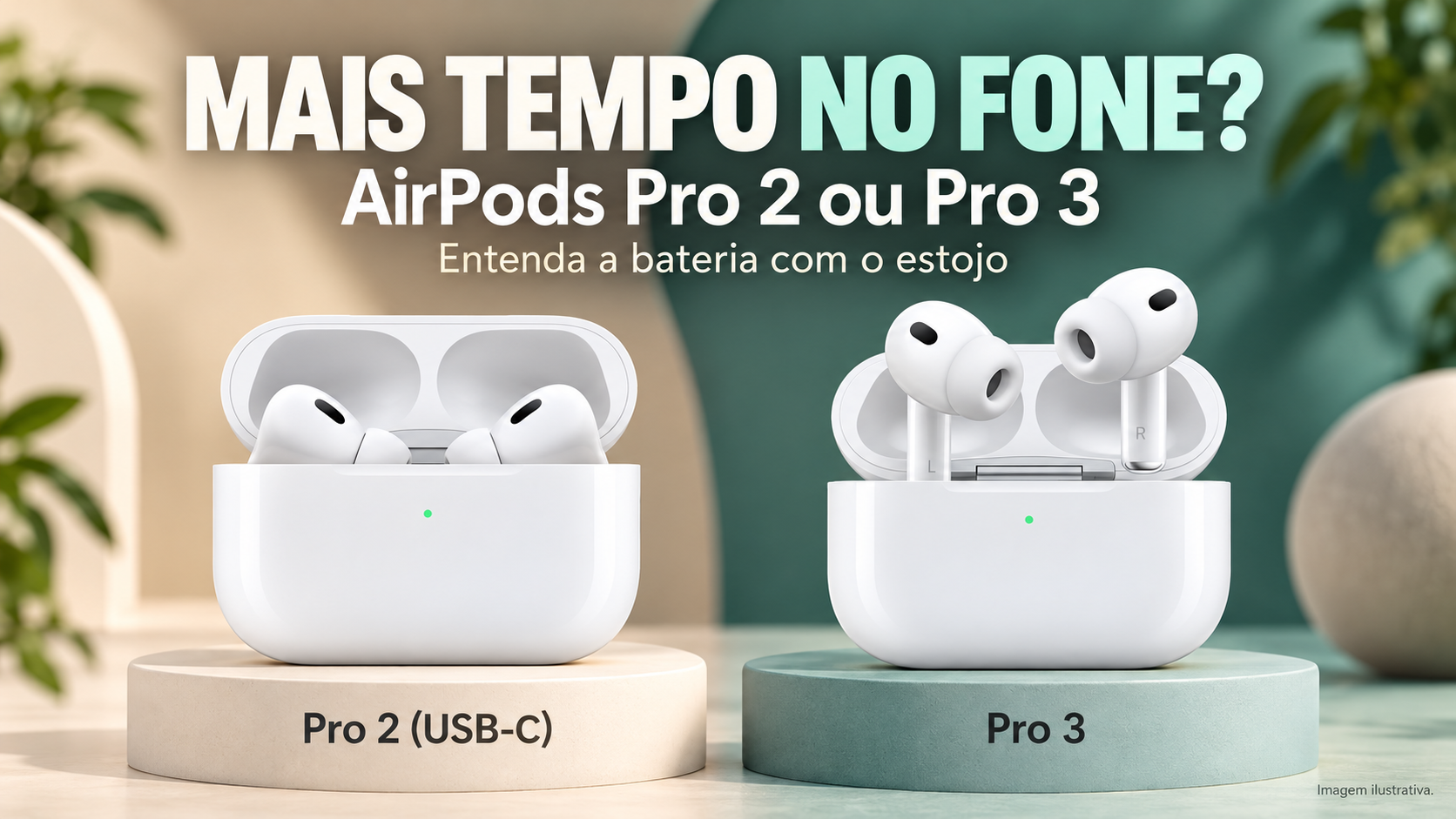 AirPods Pro 3 ou Pro 2: mais bateria no fone ou no estojo?