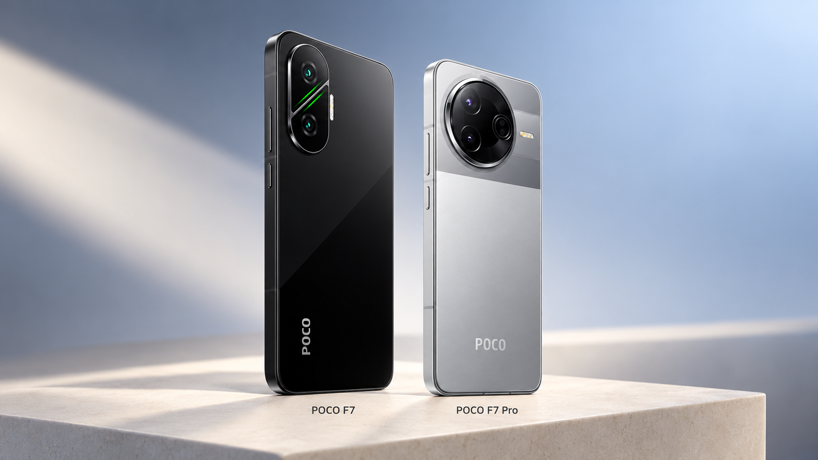 POCO F7 ou F7 Pro: tela 2K ou bateria maior?