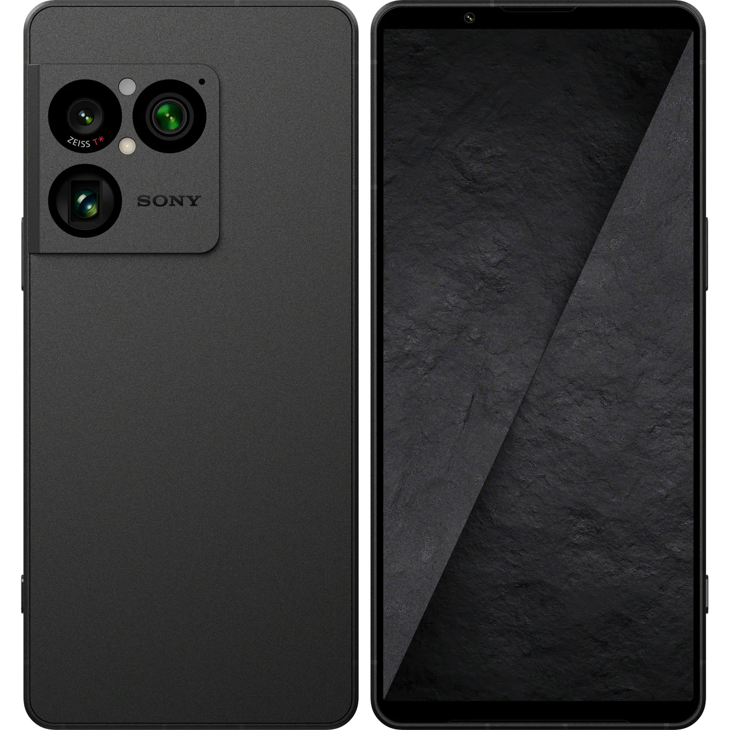 Sony Xperia 1 VIII: frente e traseira