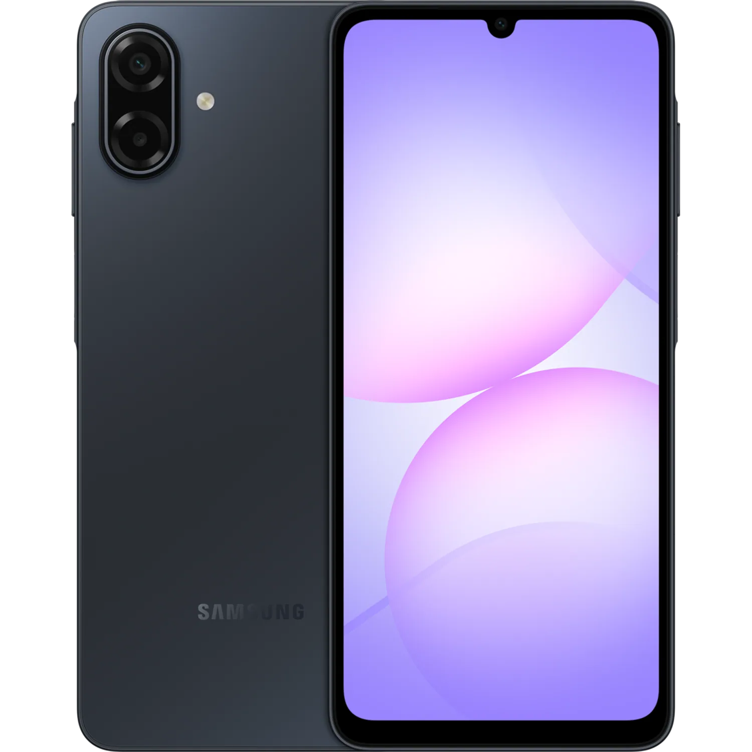Samsung Galaxy A07 5G: frente e traseira