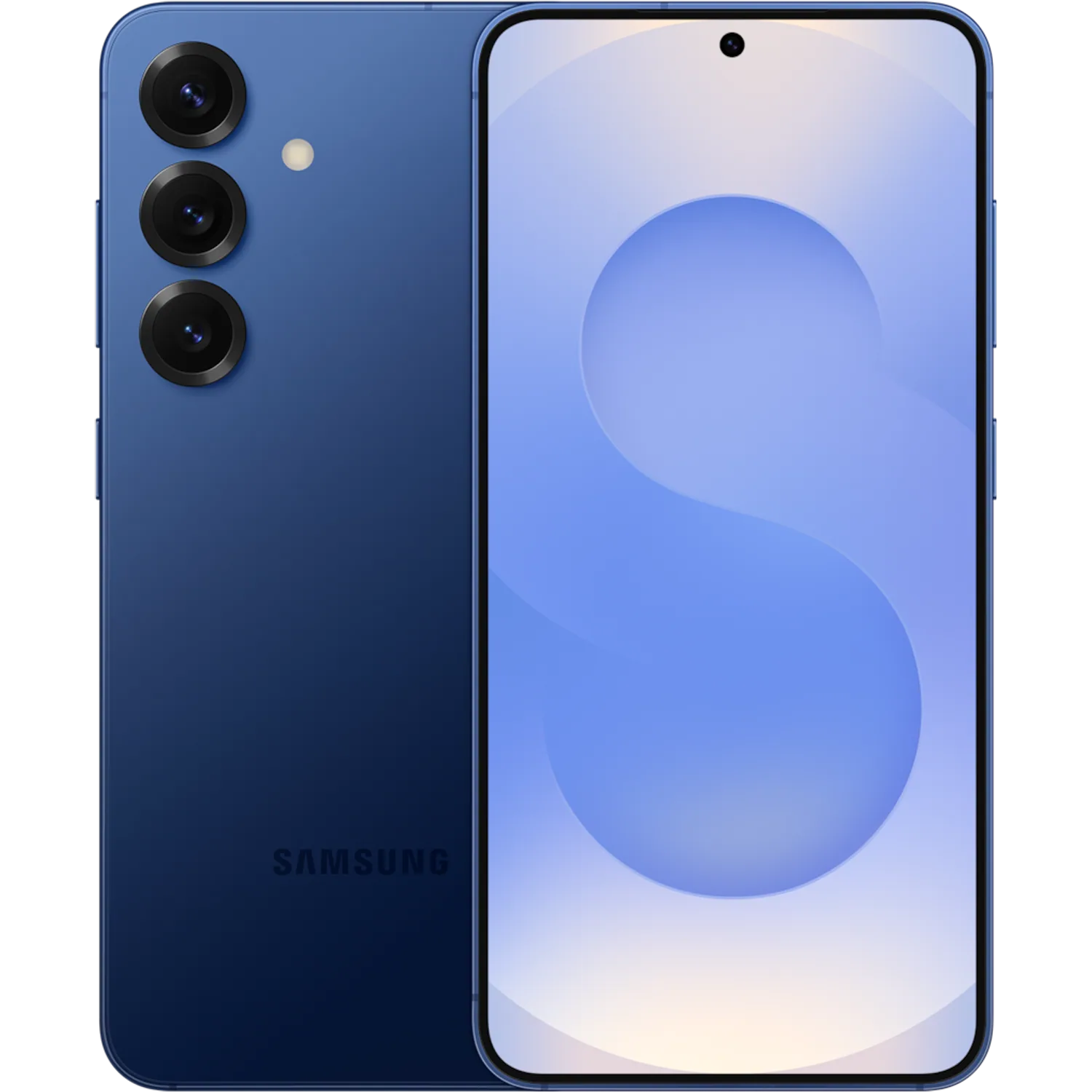 Samsung Galaxy S25: frente e traseira