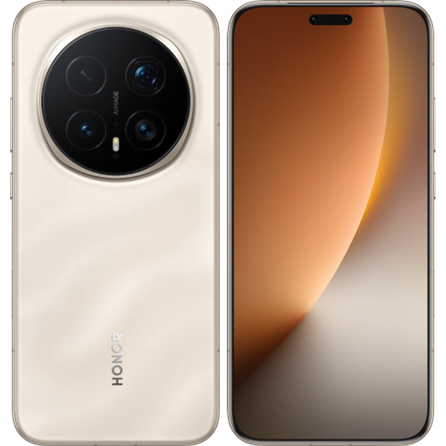 Honor Magic8 Pro: frente e traseira