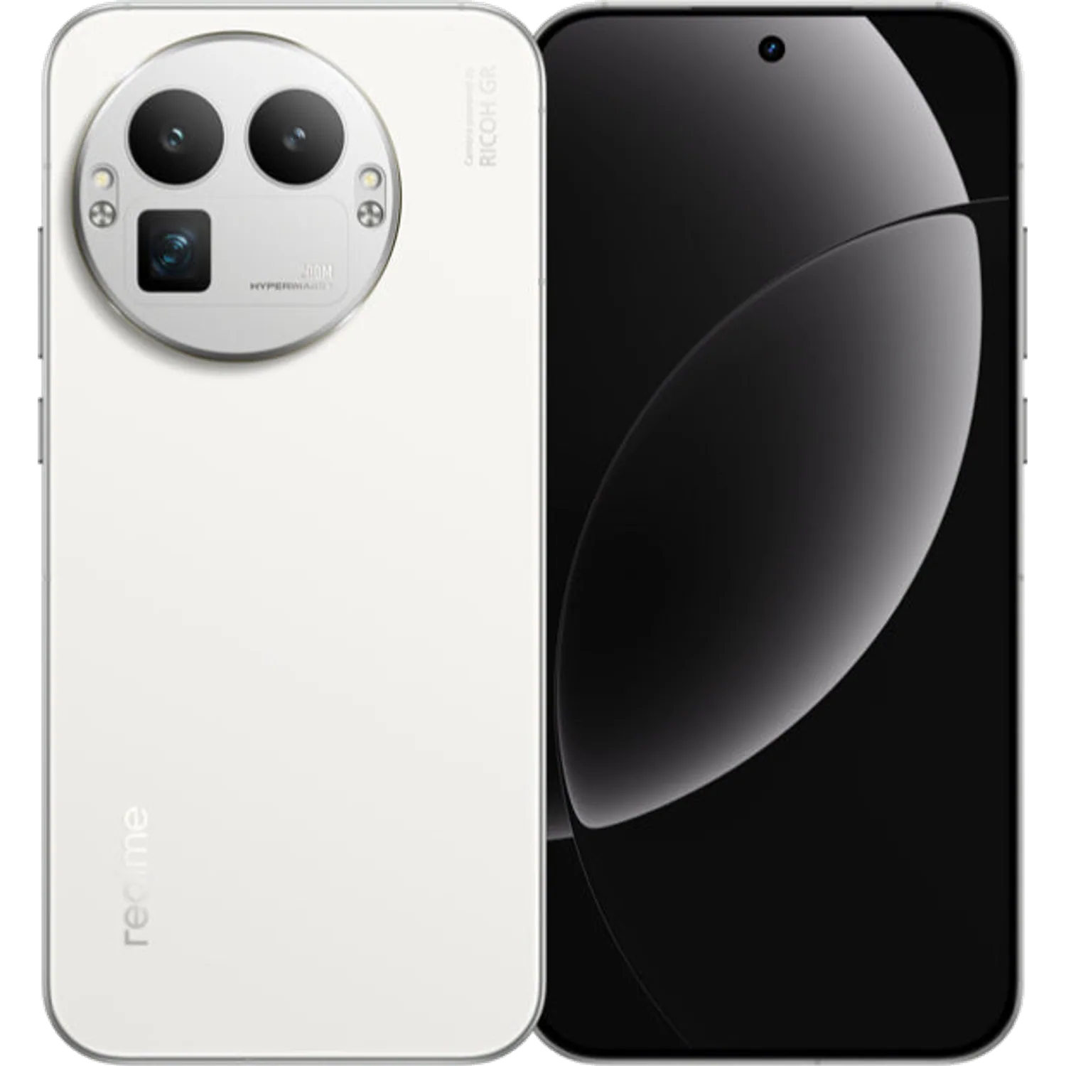 Realme GT8 Pro: frente e traseira