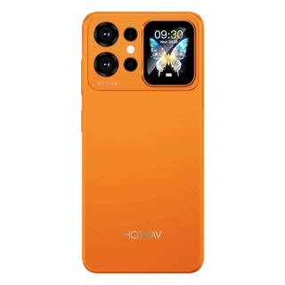 HOTWAV X100 SE Laranja — traseira oficial