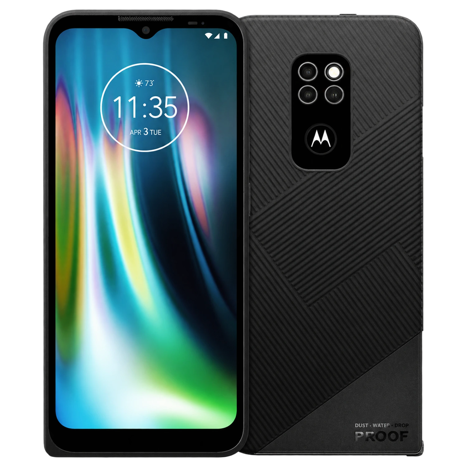 Motorola Defy 4G: frente e traseira