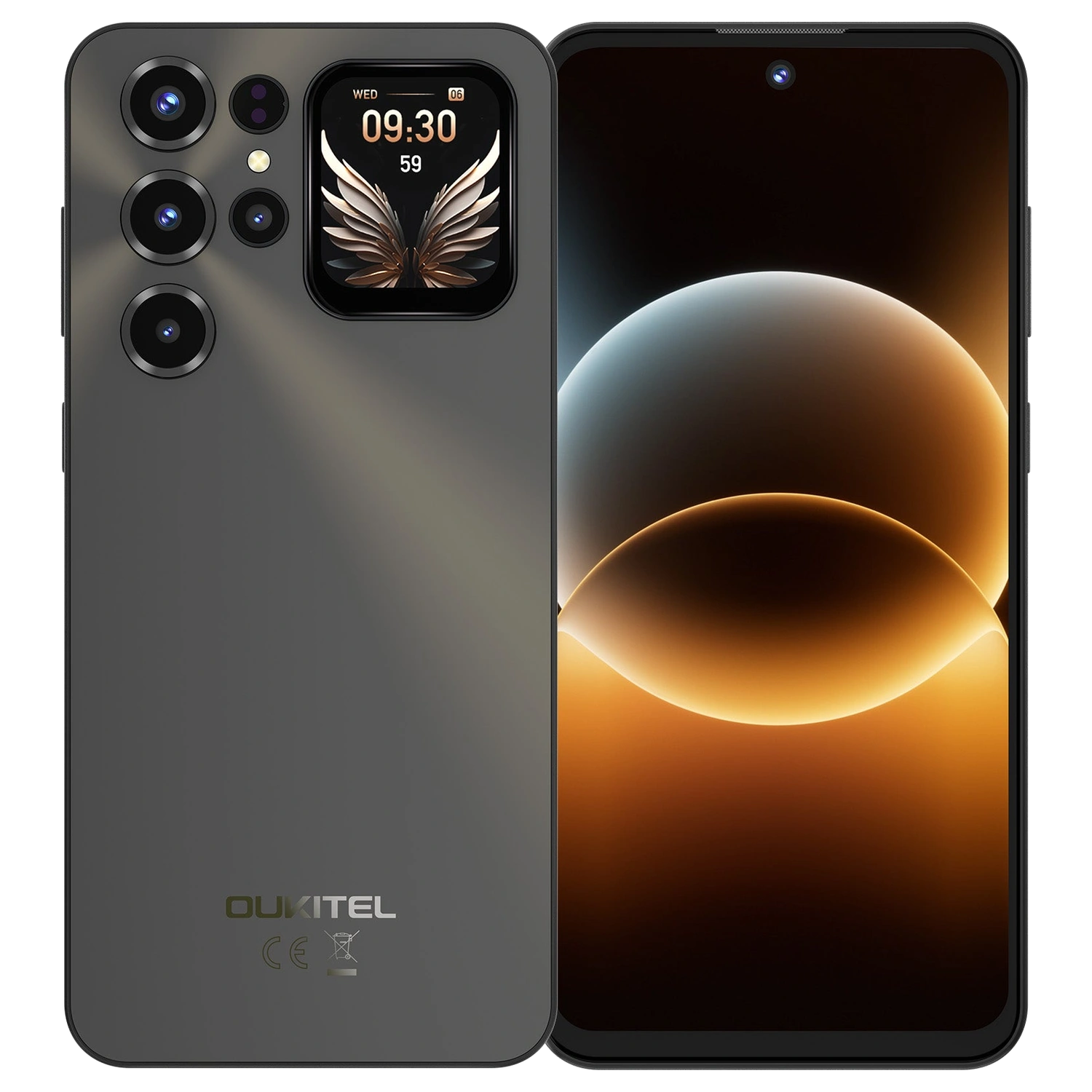 Oukitel C68 Plus 4G: frente e traseira