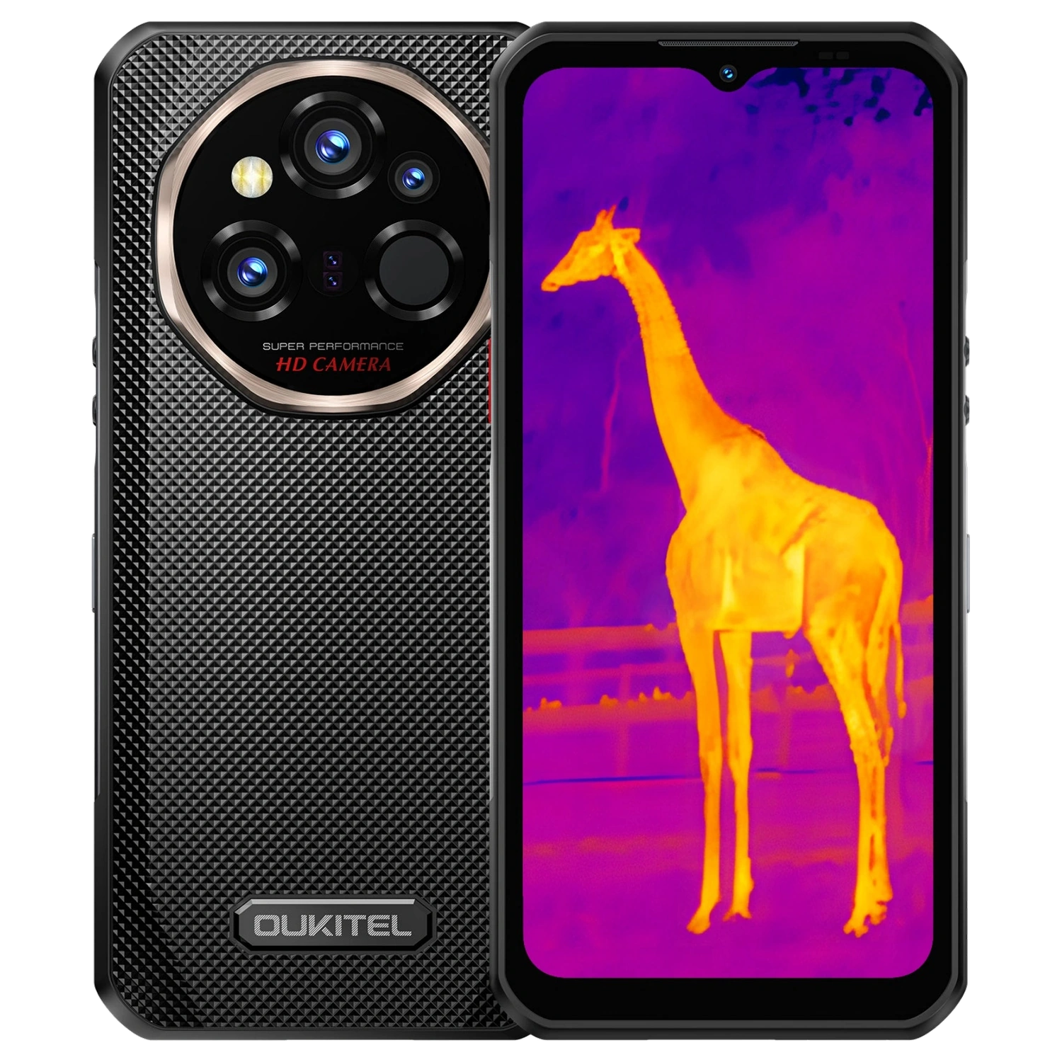 Oukitel WP55 Ultra 5G: frente e traseira