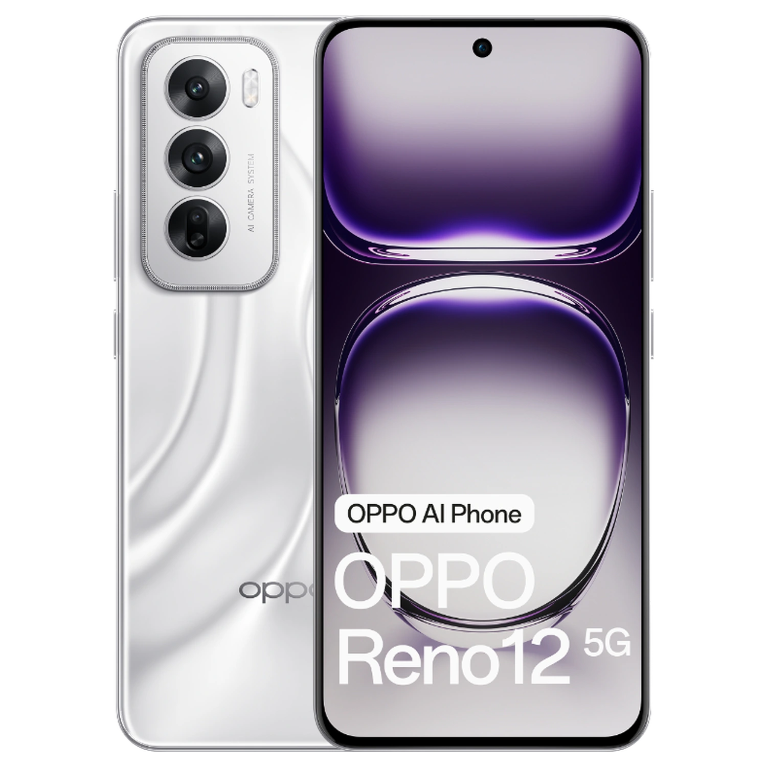 OPPO Reno12 5G: frente e traseira