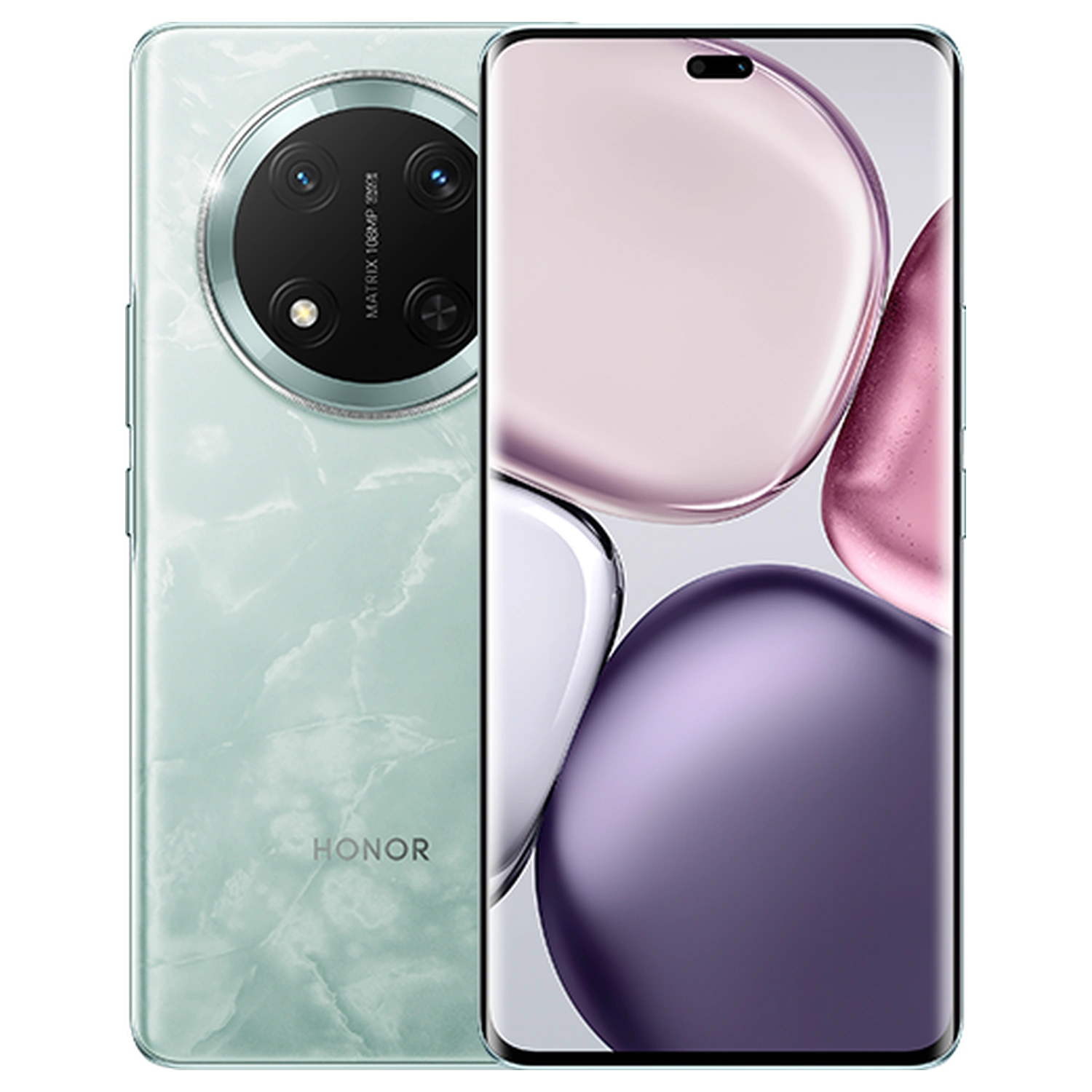 Honor X9c 5G: frente e traseira