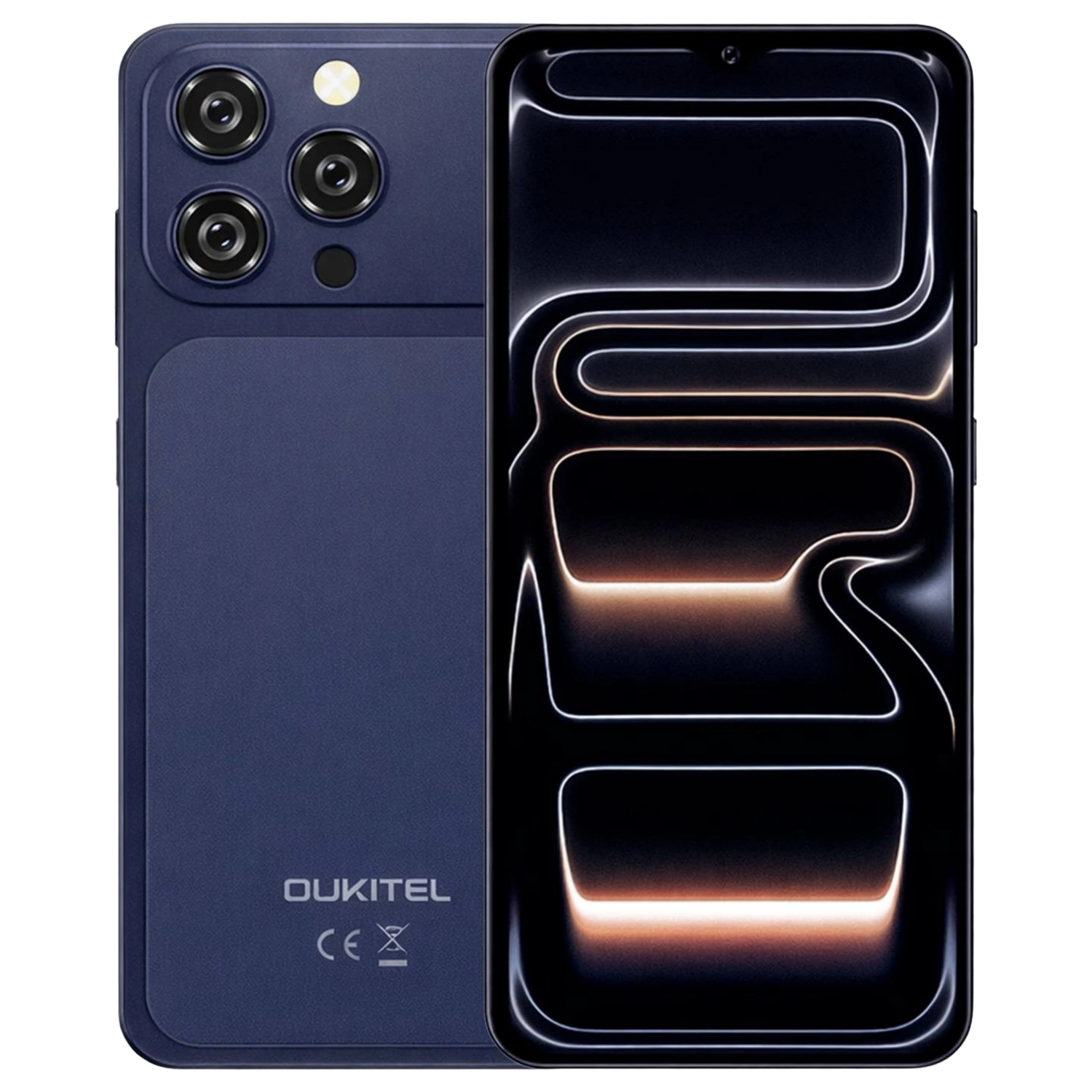 Oukitel C17 Plus 4G: frente e traseira