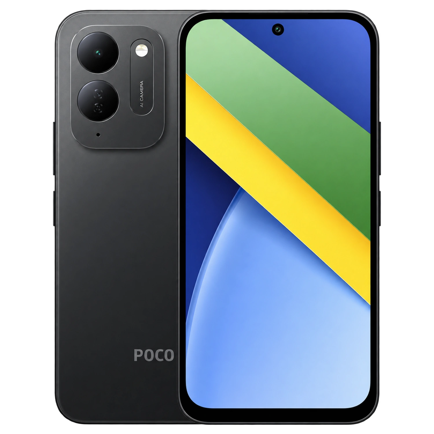 Xiaomi POCO C95 Pro 4G: frente e traseira