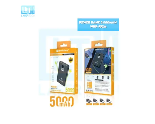 Power Bank 5000mAh WUP-952A – Energia Portátil e Eficiente