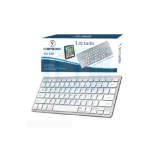 Teclado Sem Fio KA-689 Kapbom – Conectividade e Design Slim