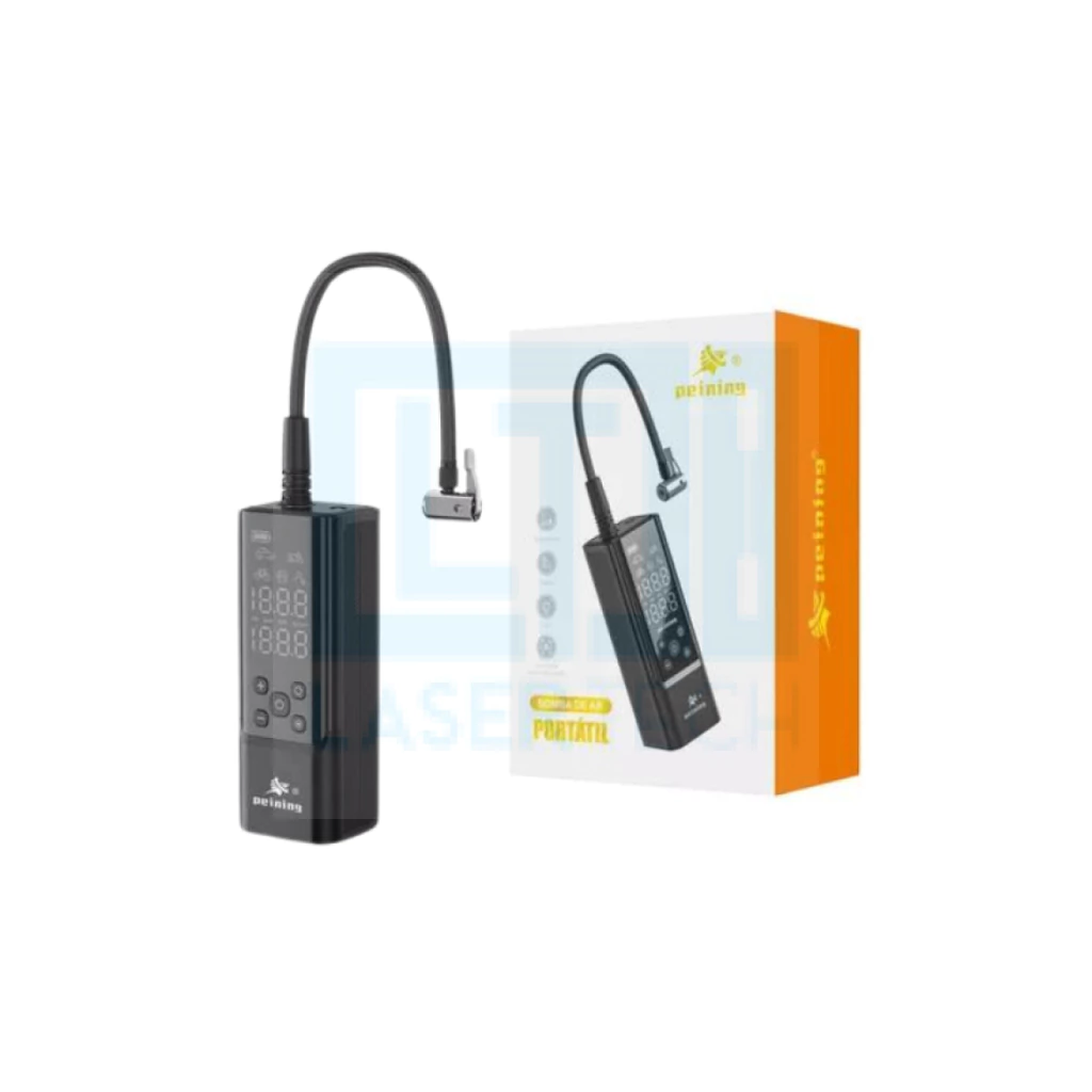 0b4b74315bc3473ab4408bc8428f0bb5-5b5979cad1e66fd54f17206382679232-1024-1024 Bomba de Ar Portátil 3x1 A10-2S Peining – Compacta e Potente - Imagem 1