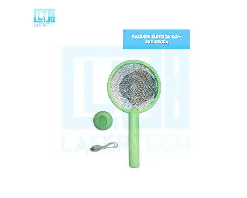 Raquete Elétrica com Luz Negra HARM-9902 – Mata Insetos com Eficiência