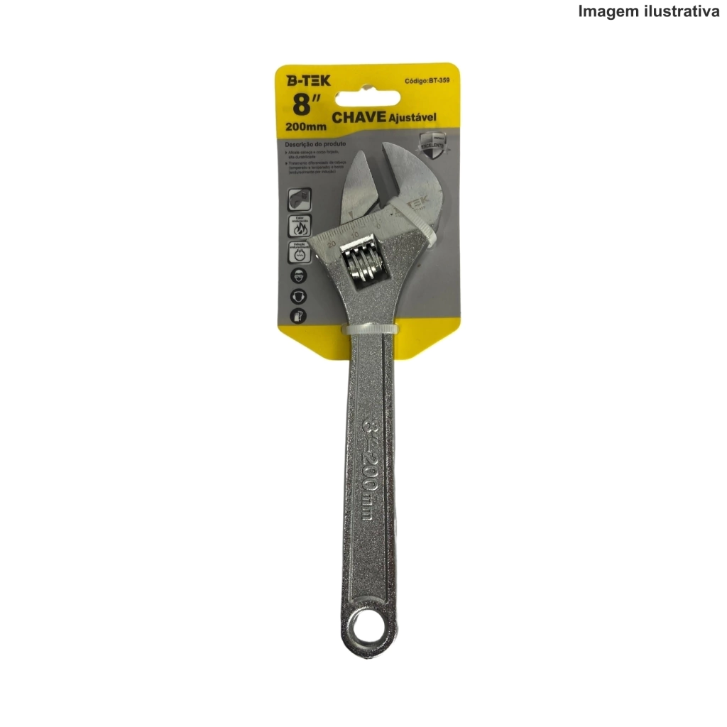 1-05cb9119be805adc9d17296880120524-1024-1024 Chave Inglesa 8” BT-359 B-Max – Resistência e Precisão - Imagem 1