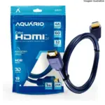 Cabo HDMI 1M 4K01 Aquário – Imagem Nítida e Transmissão em Alta Resolução