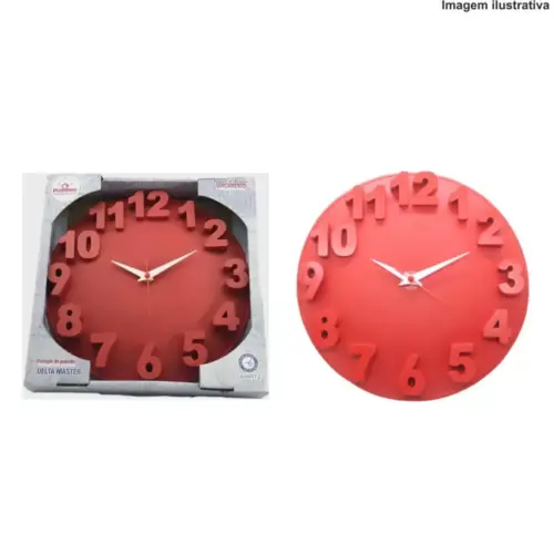 Relógio de Parede 3D Delta PHR001 / PHR002 – Moderno e Sofisticado