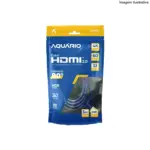 Cabo HDMI 5M Conector 90° 24K 4K905 Aquário – Alta Resolução e Desempenho