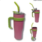 Copo Térmico Virginia 1200ml – Design Elegante e Duas Cores Disponíveis - Imagem 3