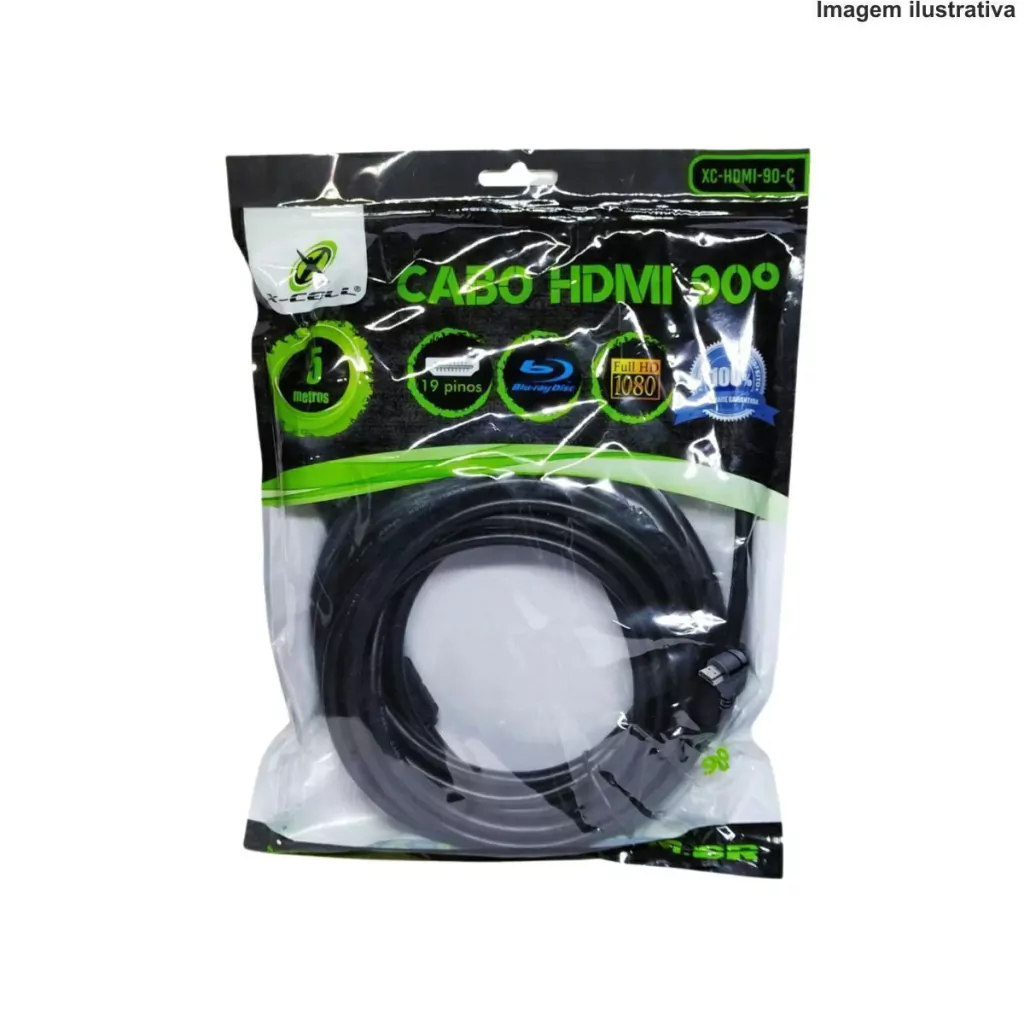 1-3b4698398a5c5f067917225407229746-1024-1024 Cabo HDMI 90° 5M XC-HDMI-90-C – Imagem 4K e Conexão de Qualidade - Imagem 1