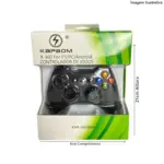 Controle Xbox 360 Sem Fio KAP-360W KAPBOM – Alta Precisão e Conforto Gamer