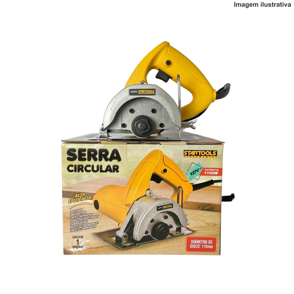 1-581cb50f82e4f3666717295359749075-1024-1024 Serra Circular 127V 1100W AR0857 Startools – Corte Rápido e Preciso - Imagem 1