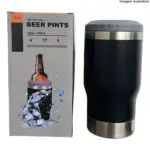 Copo Térmico com Suporte Long Neck – 2 Tampas Isotérmico