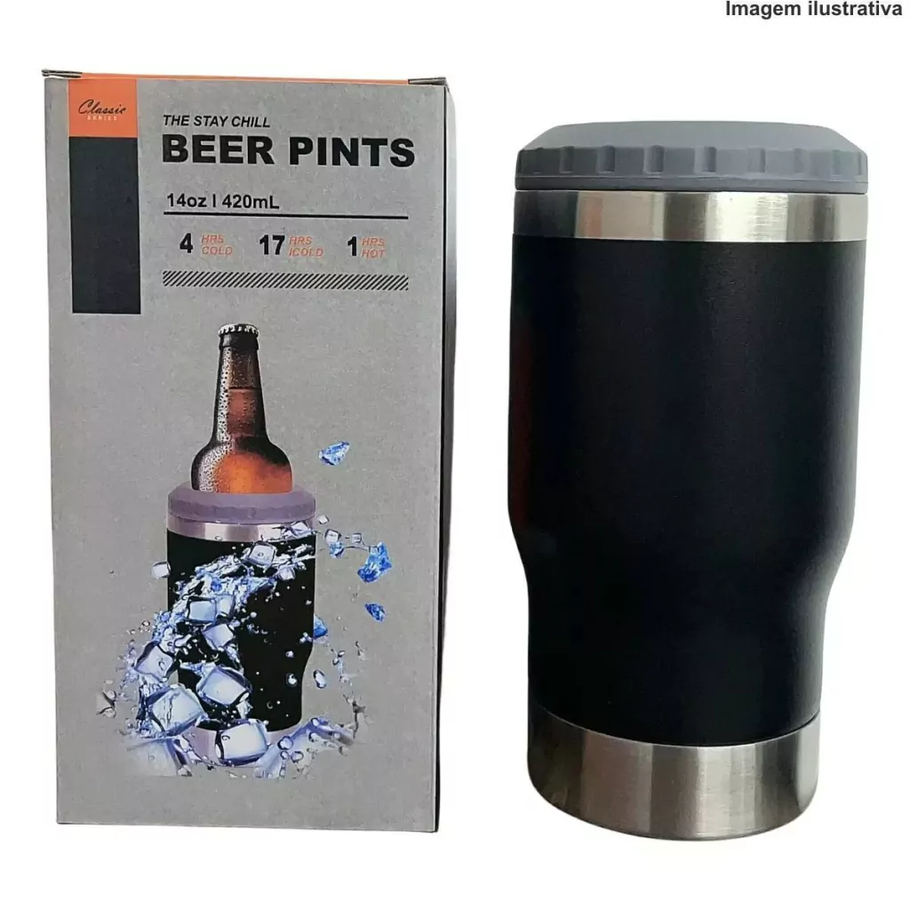 1-7216bda345a15bbf3717223532037232-1024-1024 Copo Térmico com Suporte Long Neck – 2 Tampas Isotérmico - Imagem 1