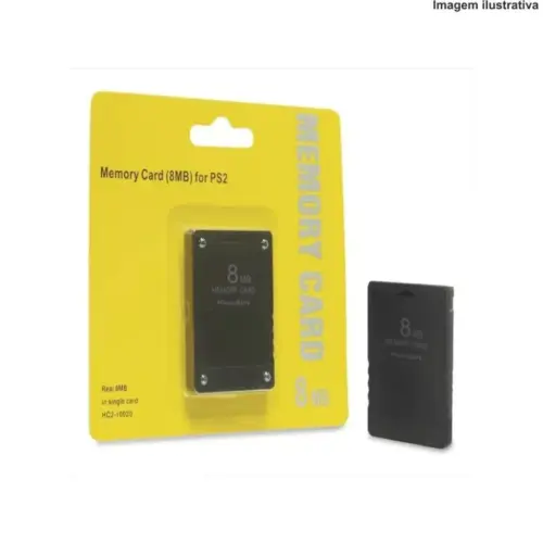 Memory Card 8MB – Armazenamento Prático para Consoles