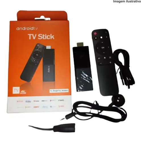 Android TV Stick 4K – Transforme Sua TV em Smart com Alta Performance