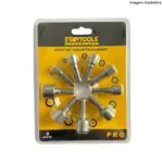Jogo de Soquetes 9 Peças AR0469 Startools – Completo e Profissional