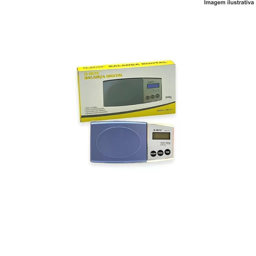 1-be7f5afd196dfcee3117232335113776-1024-1024 Balança Digital 500g BM-A11 – Compacta e Precisa - Imagem 1
