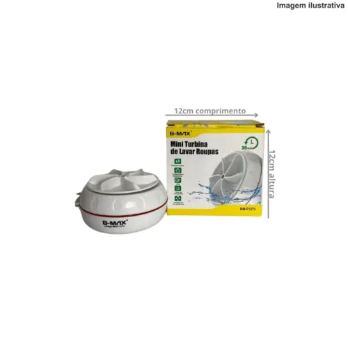 Mini Turbina de Lavar Roupas BM-F1073 B-Max – Praticidade e Eficiência