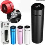 Garrafa com Medidor de Temperatura Digital LED 500ml – Inovação e Estilo