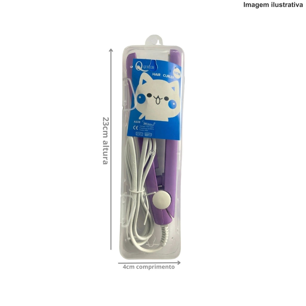 1-dc904f2fe43d35d01d17283129199330-1024-1024 Mini Chapinha de Cabelo Portátil FX-01 HD-002 – Compacta e Bivolt - Imagem 1