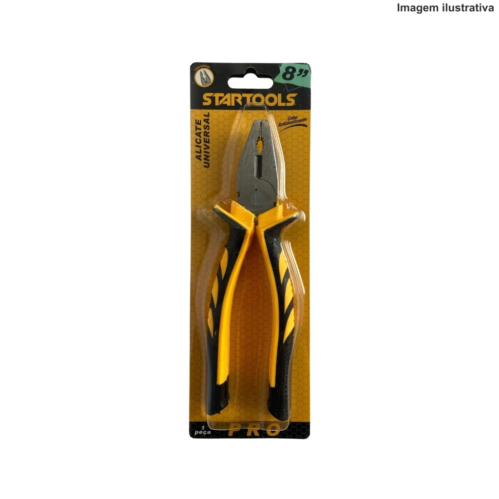 1-dceaaa7648d747e0ee17284050422258-1024-1024 Alicate Universal 8” AR0090 Startools – Durável e de Uso Profissional - Imagem 1