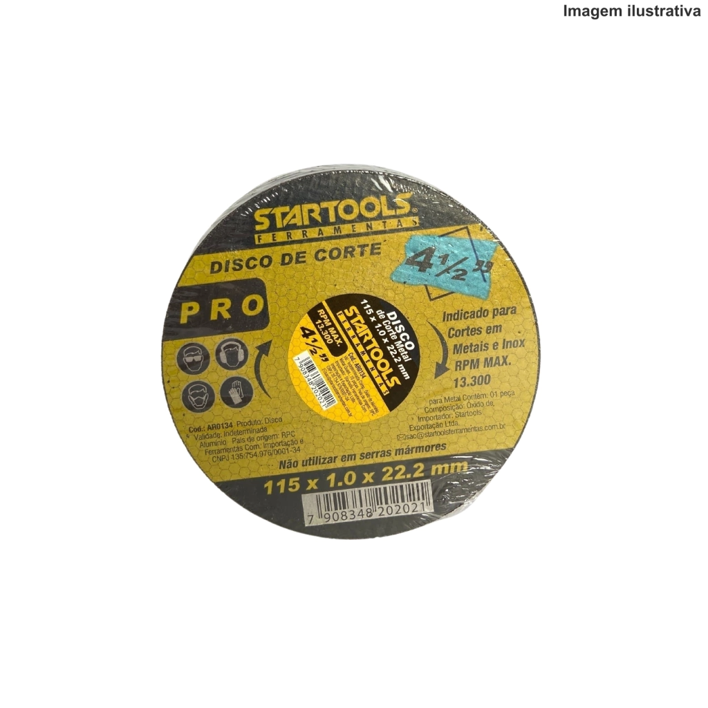1-edc07c2416fe3bf7f217296278707965-1024-1024 Disco de Corte Metal com 10 Unidades AR0134 – Resistência e Precisão - Imagem 1