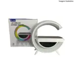 Caixa de Som Grande com Relógio e Carregador por Indução BT-3401 – Som e Tecnologia em um Só Produto