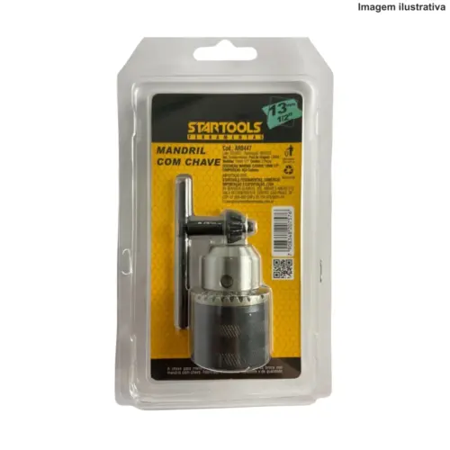 Mandril com Chave AR0447 Startools – Resistência e Precisão