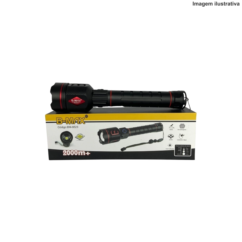 1-f3a4f137ef2338388717296010462633-1024-1024 Lanterna Ajustável 2000M+ BM-8523 B-Max – Iluminação Potente e Durável - Imagem 1