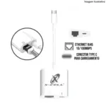 Adaptador Ethernet Tipo-C RJ45 XC-ADP-54 – Internet Estável e Rápida - Imagem 3