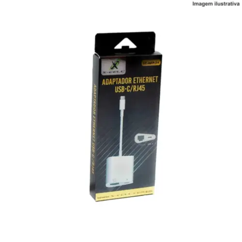 Adaptador Ethernet Tipo-C RJ45 XC-ADP-54 – Internet Estável e Rápida
