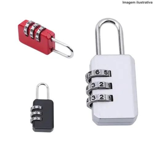 Cadeado Pequeno com Senha CL-321A JF Y2K – Segurança e Praticidade