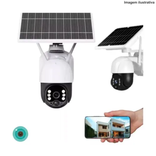 Câmera Solar Smart KA-S078 – Segurança Inteligente e Autônoma