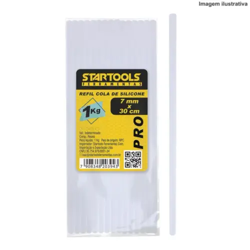 Bastão de Cola Quente Fino 1kg GL0328 CRS-1836 – Alta Aderência e Precisão