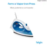 Ferro a Vapor Iron Press 110V FVA-00 Elgin – Potente e Leve - Imagem 2